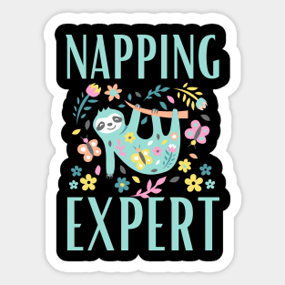 Napping expert Sticker